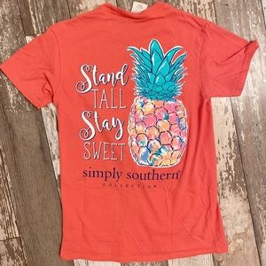 Simply southern coral T-shirt.